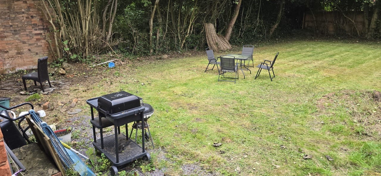 After - professionally maintained garden ready for family enjoyment